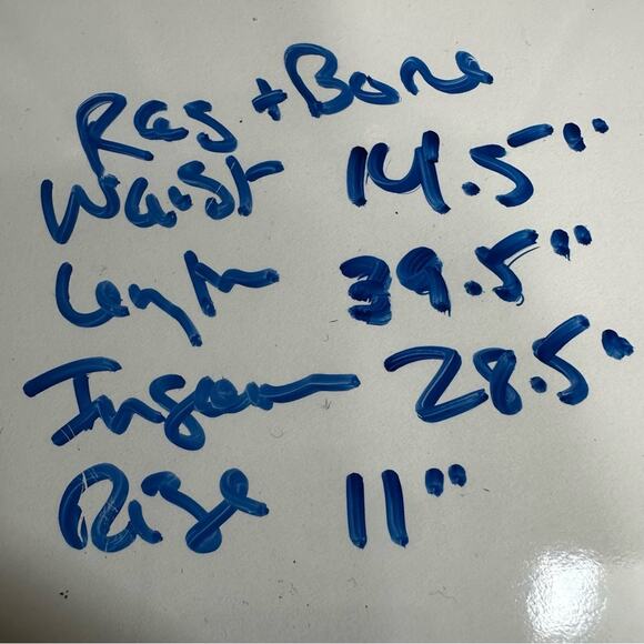 Rag & Bone High Rise Skinny Jeans Wallflower faded black Grey SIZE 28 - Picture 10 of 15